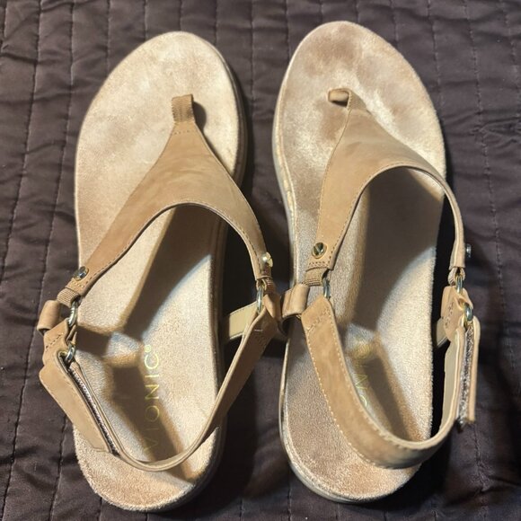 Tan Vionic Sandals - Picture 1 of 4